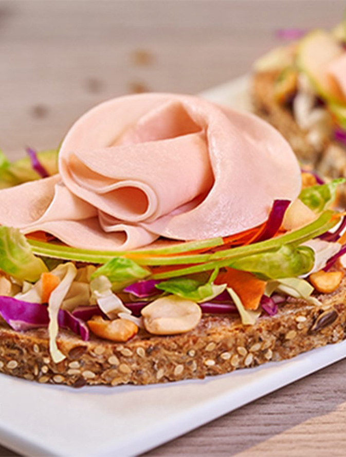 Sandwich abierto