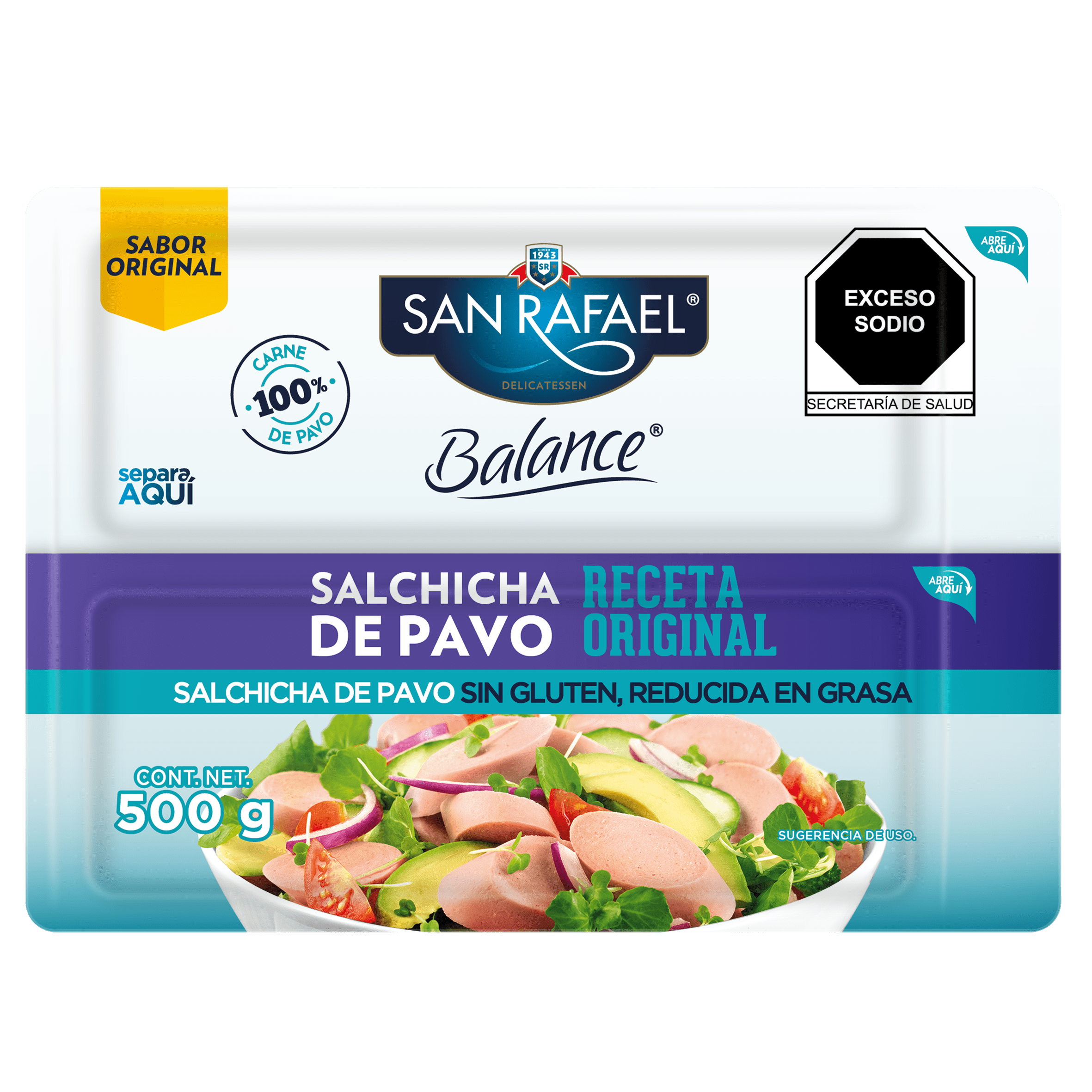 Salchicha de Pavo 500g