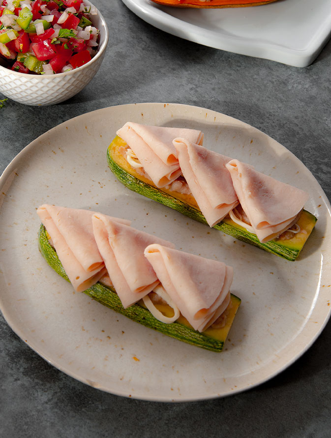 Molletes de camote y calabaza