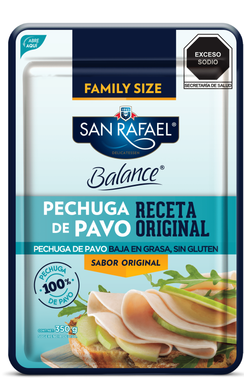 Family size pechuga de pavo escalonada